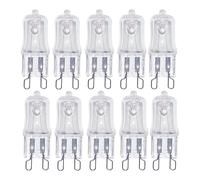 10x G9 Halogen Bulbs 33W 230V 2800K Warm White Clear Capsule Halogen Lamps Dimmable, No Strobe, No Flicker (watts, 33)