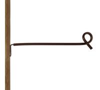 10x Gallagher Offset Pigtail Insulator 40 cm - Terra - for Wooden Post