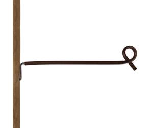 10x Gallagher Offset Pigtail Insulator 40 cm - Terra - for Wooden Post