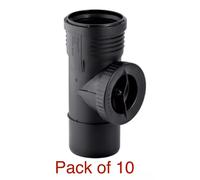 10x Geberit Silent PP Cleaning piece with service opening DN 50 Part 390227141