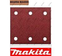 10X Genuine Makita Palm Sander Sheets 102mmx114mm 60 Grit HOOK&LOOP 1/4 PUNCHED