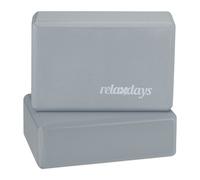 10x grey foam yoga blocks, slightly non-slip - yoga block set