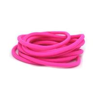 10x Hair Bands Simple Style Adjustable Decorative High Elasticity Ponytail Holder for Women Accessories Peach red