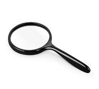 10x Handheld Magnifying Glass Black Magnifier for Children and The Elderly for Reading Scientific Observation Daily Life