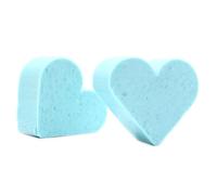10x Heart Guest Soap - Lotus Flower, Handmade Colorful SLS & Paraben Free Little Soaps for Bathroom