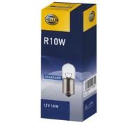 HELLA 8GA 002 071-131 Bulb - R10W - Standard - 12V - 10W - Socket Type: BA15s - Box - Quantity: 10