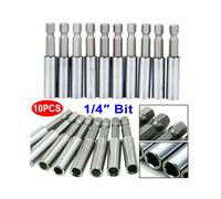 10x Hex Shockwave Magnetic Impact Screwdriver Bit Holder for DeWalt Makita Bosch