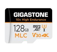 [10x High Endurance] Gigastone Industrial MLC Memory Card 128GB for Surveillance Camera, Dashcam, 4K Video, Speed 100MB/s, U3 V30 [5 Years Free Data Recovery]