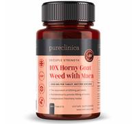 10X Horny Goat Weed Extract (3750mg) Maca Extract (2500mg) x 180 Tablets - 10 X More Icariins and Maca + 5mg Black Pepper