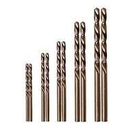 10x HSS M35 Cobalt Drill Bit 1mm 1.5mm 2mm 2.5mm 3mm Stainless Steel Metal Drilling Woodworking Tools Accessories