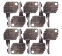 10x Ignition Switch Key Replacement for Thwaites Dumper Truck Excavator JCB 3CX 926 Forklift