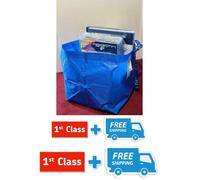 10x IKEA BLUE BAG - FRAKTA - LARGE REUSABLE - HOLDS 25KG LAUNDRY STORAGE GARBAGE