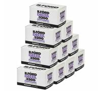 10x Ilford Delta 3200 Professional 35mm Black & White Film (36 exposure)