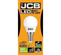 10x JCB 3w LED SES / E14 Matte Golf Ball Light Bulb 250lm 3000k Warm White (s10968)