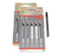 10X Jigsaw Blades T101Br Down Cutting Laminate Compatible with Aeg, Black & Decker, Bosch, Dewalt, Elu, Festool, Hitachi, Makita, Metabo, Skil T Shank