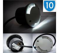 10x Kanlux ROGER 2LED6 07281 In Ground Path Way Outdoor IP66 LED Light Fitting