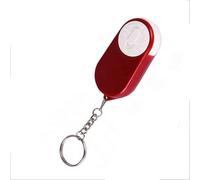 10x Keychain With LED Light Folding Magnifier Portable Mini Mirror Folding Handheld Mini Pocket Magnifier Red Suitable for reading, jewelry magnifying glass