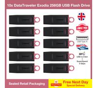 10x Kingston DataTraveler Exodia 256GB USB 3.2 Gen 1 Flash Drive, FREE NEXT DAY