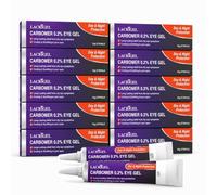 10x Lacrigel CARBOMER 0.2% - Eye Gel for Dry, Tired, and Red Eyes - Soothes Irritation, Reduces Soreness - 24x7 Day and Night Protection - Safe & Premium Formulation