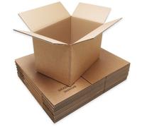 Ambassador Packing Cartons Double Wall - Strong Flat-packed - 457 x 305 x 305 mm - Pack of 15 - Brown