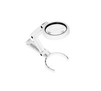 10X Large Magnifying Glass With Light 8 LED Magnifier Foldable Stand