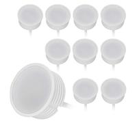 10x LED module GU10 flat 230V 5W extra flat 20mm, dimmable, suitable for all standard recessed lights, warm white 2700K 425 lm, Ra>80, equivalent to halogen 50 watt, 120° beam angle