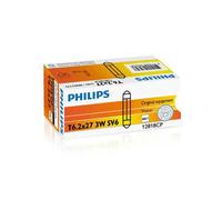 10x Light bulb Festoon lamp 12818CP PHILIPS