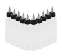 10x Liquid Bottles with Twist Off Caps Empty Transparent Storage Holder Multi-Type s Painting Container Shampoo 120ML