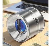 10X Loupe Magnifier with Light, Jewelry Magnifying Glass, Dual Light Source Lighting, Built-in Scale Plate (range 13mm/grid Value 0.5mm), for Gems, Jewelry, Coins, Stamps