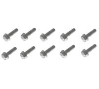10x M10x1.25 10.9 Exhaust Flange Bolt Zinc-Plated 35mm Universal