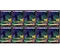 10x Magic The Gathering Final Fantasy Surge FOIL Full Art Lands - MTG - (Swamp #574 (Surge Foil))