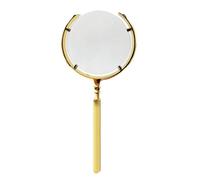 10X Magnifier Glass Lens Crescents Opening Metal Frame Handheld Eye Loupe Magnifier for Reading Jewelry Stamp Inspectio Detail Observation