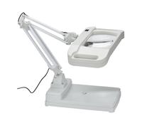 10X Magnifying Glass 72 LED Lamp Daylight Bright Lighted Lens -Utility Magnifier Light,Height Adjustable Gooseneck for Desk Magnifying glass