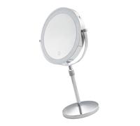 10X Magnifyings Makeup Mirroring LED Light Rings for Bright Illuminations 360° Adjustable Stand, Portable Design with Iron Frame for Travel Use LED Light Rings