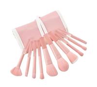 10x Makeup Brushes Set Travel Brush Set Full Face Cosmetic Brush Set With Storage Bag Eyeshadow Brush Powder Brush