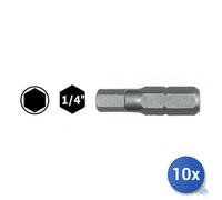 10X Maurer Plus Hexagonal Insert Pack Pz 2 Mm 25 1.4 Mm 4