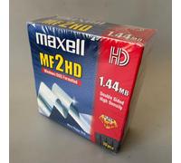 10x MAXELL Floppy Disk MF2HD 3.5" 1.44MB Windows DOS Formatted Diskettes - NEW