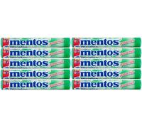 10x Mentos Spearmint Flavor Chewy Dragees 38g