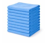 10X Microfiber Cloths Set Microfiber Cloth Cleaning Cloth Polishing Cloth Blue