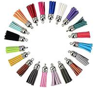 10x Mini Tassels Handmade Tiny Soft Tassels for Woman Earrings Jewellery Making DIY Craft Accessories Mix Colour Souvenir Creative