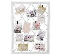 10X Multi Frame Wood Clips Photos Postcards Picture Holder Wall Decoration