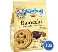 10X Multipack Mulino Bianco Baiocchi Cookies Gr 260 Hazelnut