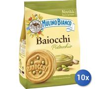 10X Multipack Mulino Bianco Biscotti Baiocchi 240G Pistachios