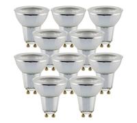 10x NCC-Licht LED PAR16 Glass Reflector 3.1W GU10 290lm 2700K DIMMABLE