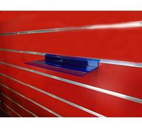 10X New Blue SLATWALL SLATBOARD Display Shelf/Shelves Multiple Size and Packs: Shoe, Bags