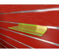 10X New Green SLATWALL SLATBOARD Display Shelf/Shelves Multiple Size and Packs: Shoe, Bags
