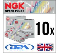 10x NGK PFR7S8EG Laser Platinum Spark Plugs For LAMBORGHINI GALLARDO 5.2 04/10>