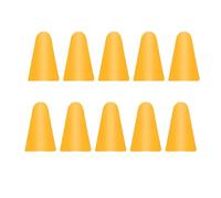 10x Nib Caps Scratch Resistant Wear-resistant Capacitance Pen Tip Case Cover High Sensitivity Easy Installment Orange