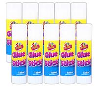 10x Non Toxic Glue Sticks Safe for Kids 36g Art & Craft No Mess Twist Up Adhesive Paper Card Fabric