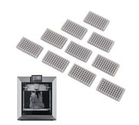 10X Nozzle cleaning brush, suitable for the hot end of the Qidi Plus 4 3D printer, effectively cleans a variety of materials, 27x15x4.7mm